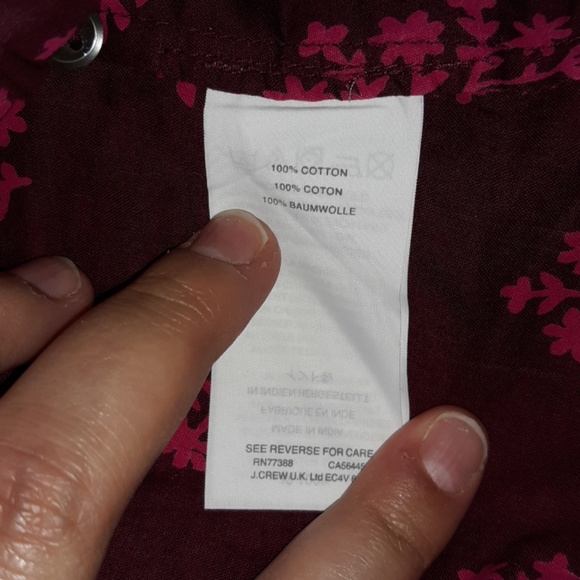 J. Crew Perfect Shirt sz 00 - Picture 4 of 4